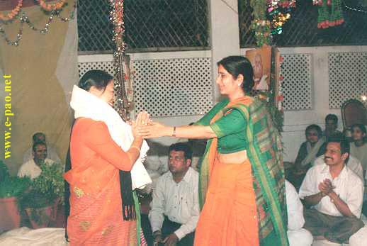 Smt. L Mema with Smt. Sushma Swaraj