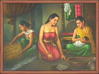 A mother in maternity room : RKCS Art Gallery