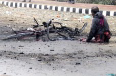 Bomb Blast in front of Manipur Sangai Tourism Festival Main Gate on Nov 30 2011 -Part 2 :: Gallery