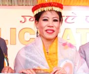 World boxing champion MC Mary Kom honoured with title 'Meethoileima' :: Gallery