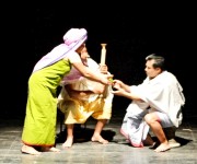 'Khomlen Manglanda' a play at Padamkumargi Shahityagi Kumhei #1 :: Gallery