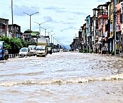  Flood Watch : Kakwa, Imphal Moreh Road and Kwakeithel on 23rd June #1 :: Gallery 