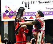  Manipur Sangai Festival Day 8 :  Shumang Leela 'Meidingu Tabungba' at Iboyaima Shumang Leela Shanglen on November 28 :: Gallery 
