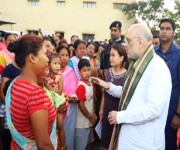  Union Home Minister Amit Shah : 3rd day of his visit to Manipur on 31st May 2023 :: Gallery 