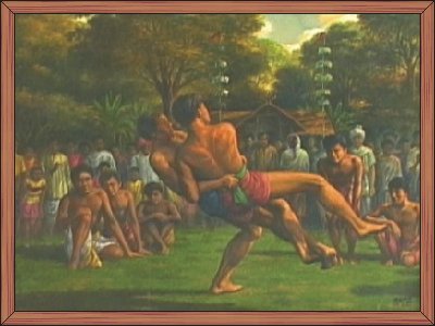 Mukna (indegenious wrestling game) :  RKCS Art Gallery
