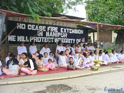 Mass Sit-in-Protest on June 14, 2002