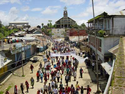 The Rally at Ukhrul on 4th July 2001