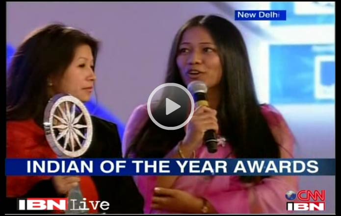 Manipur Gun Survivors Networkwins Indian of the Year 2011- Special Achievement Category