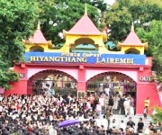   Bor khoiramnaba : Devotees at the temple of Hiyangthang Lairembi on October 11, 2024 : Gallery 