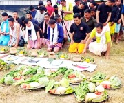  'Nongkhrang Ehanba' on full moon of Phairen (Manipuri month) at Lilong Irong on 12 February 2025 :: Gallery 