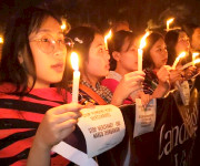  Candlelight vigil : Killing of 2 Tangkhul at TM Kasom at Manipur University Campus on 23rd April 2026 :: Gallery 