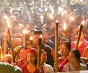  Tronglaobi terror attack : Meira (Torch) Protest Rally at Singjamei on 16 April 2026 #2 :: Gallery 